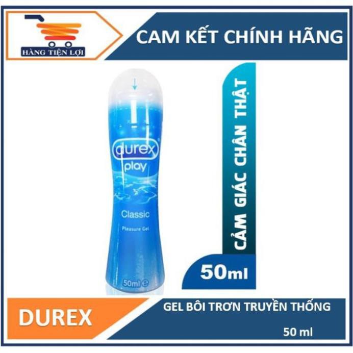 [CHÍNH HÃNG 100%] Gel Durex Play classic Intimate 50ml - mẫu mới nắp ấn - trơn mượt