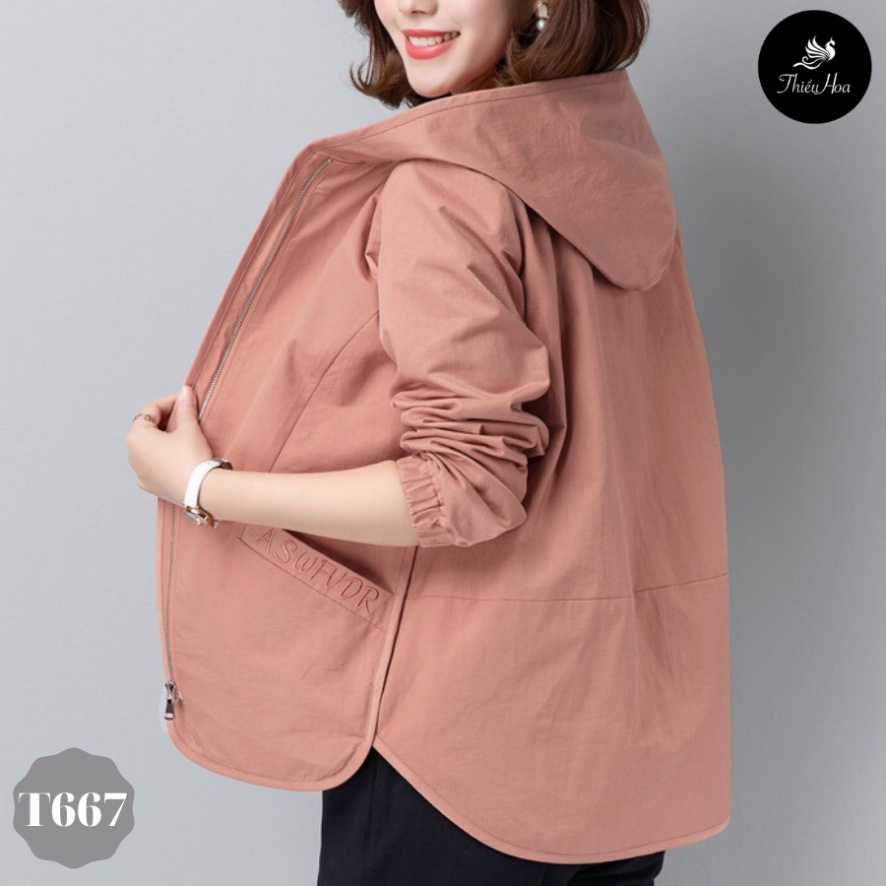 Áo Khoác Nữ Đẹp chất Kaki nhung 2 lớp mềm mịn thoáng mát chống nắng, chống gió Giữ ấm tốt THIỀU HOA T667 - Hàng mới về | BigBuy360 - bigbuy360.vn