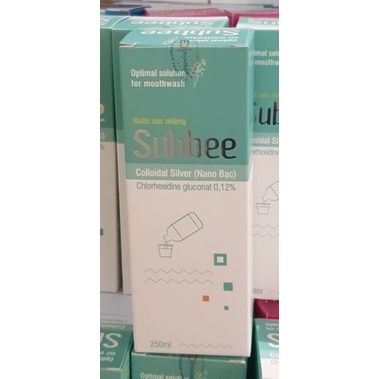 NƯỚC SÚC MIỆNG SUBBEE NANO BẠC