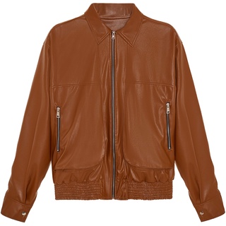 Áo da jacket unisex fomo gramp jacket