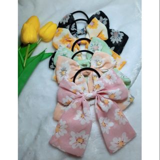 [HÀNG LOẠI 1] Cột tóc nơ hoa cúc nhiều màu xinh xắn hot trend cho nữ xinh xắn lung linh chất liệu cao cấp bền đẹp