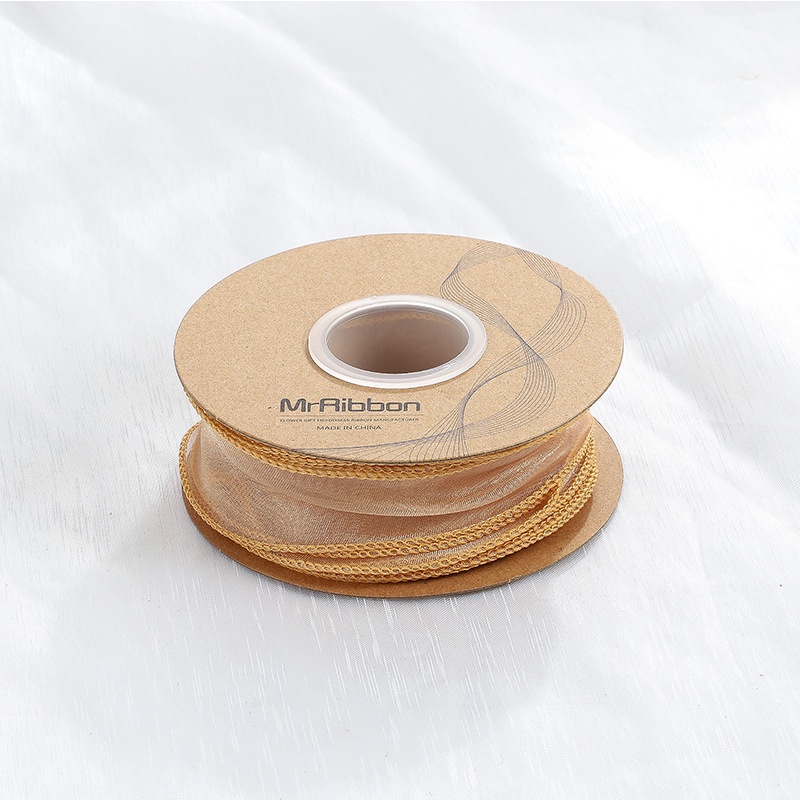 Cuộn ruy băng đuôi cá 4cm dùng thắt nơ trang trí quà tặng DIY