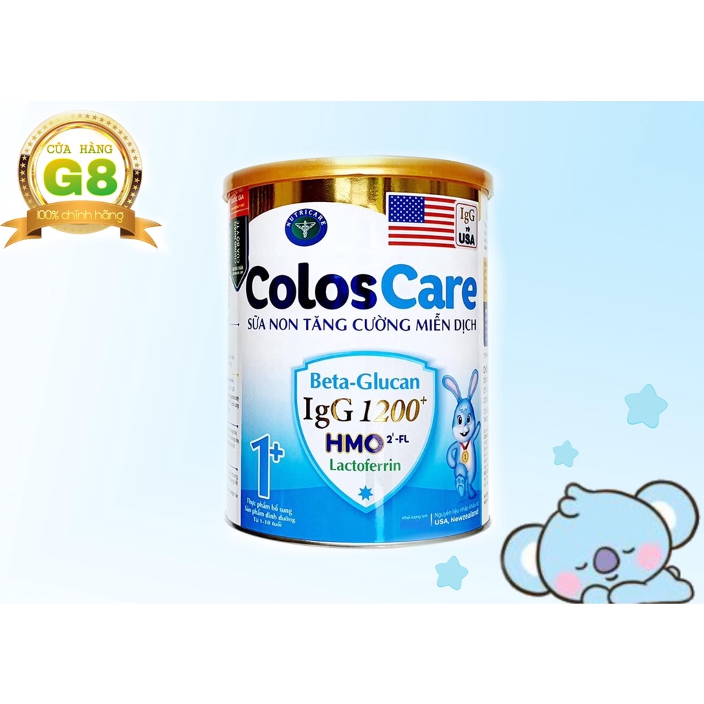 Sữa bột ColosCare 1+ 800g - Sữa non tăng cường miễn dịch