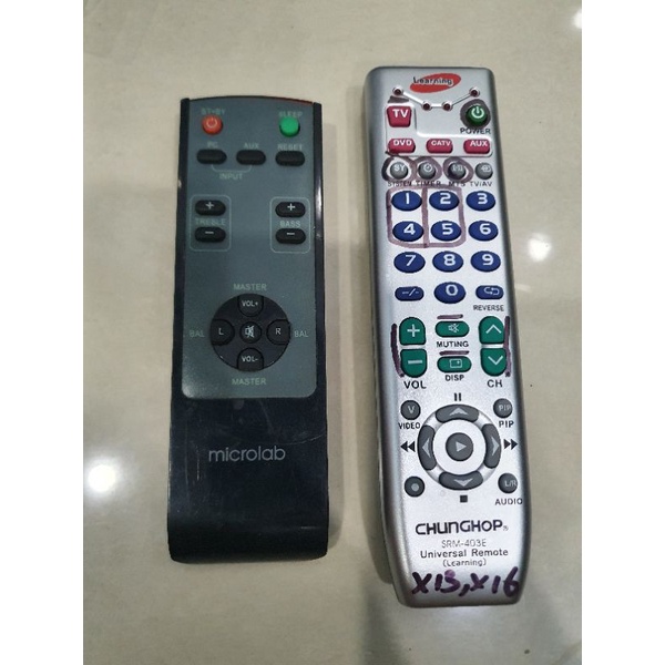 Remote học của loa vi tính Microlab X13 X16 Remote sài vĩnh viễn