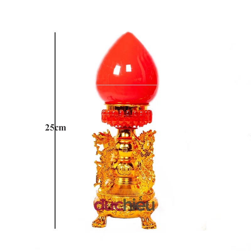 Đèn thờ cúng trái đào để bàn thờ , thần tài, ông địa – Đức Hiếu Shop