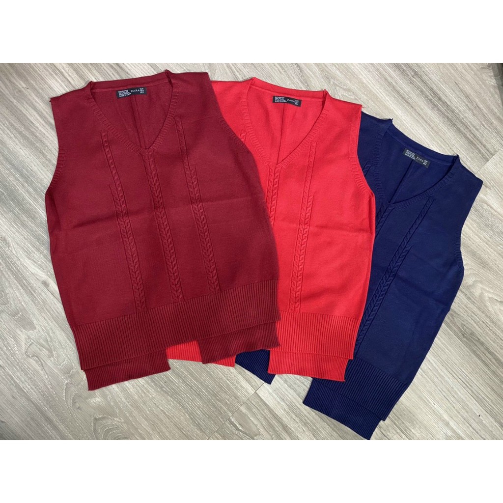 Áo len gile nữ  - dáng ôm nhẹ - len mịn