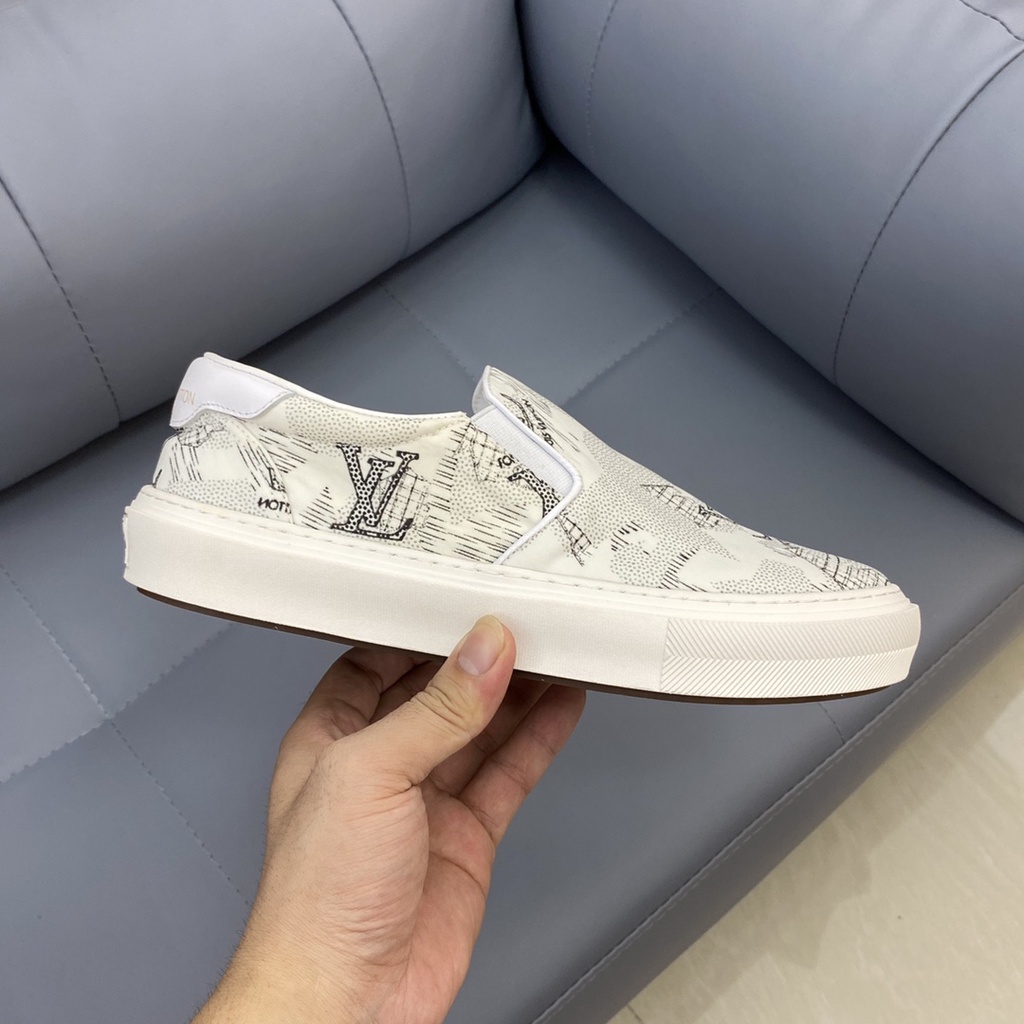 Giày lười nam cao cấp da thật Louis Vuitton LV thời trang và trẻ trung mang đến sự năng động và tươi mới