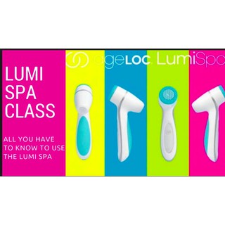 Máy Rửa Mặt LumiSpa Nuskin Combo khuyến mại