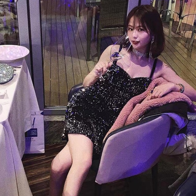 ĐÁ SỊN Vòng cổ choker đá răng cưa sang chảnh VC57
