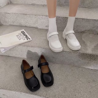 (Sẵn trắng 37) Giày ulzzang đế cao xinh xắn