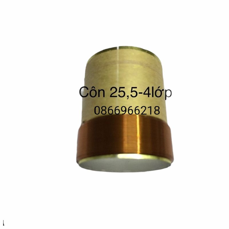 Coil loa côn loa bass 25,5 4 lớp.