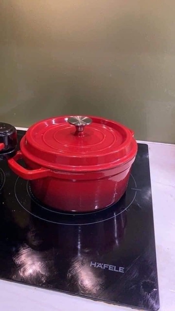 Nồi gang đúc tráng men Rapido 20cm, 22cm, 24cm dùng trên mọi loại bếp
