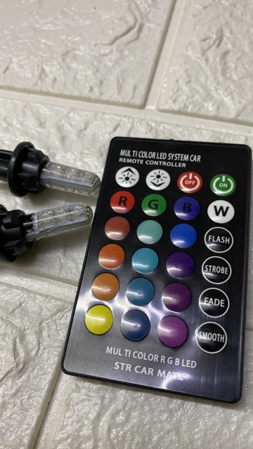 Đèn led xi nhan kèm remote chỉnh hiệu ứng màu