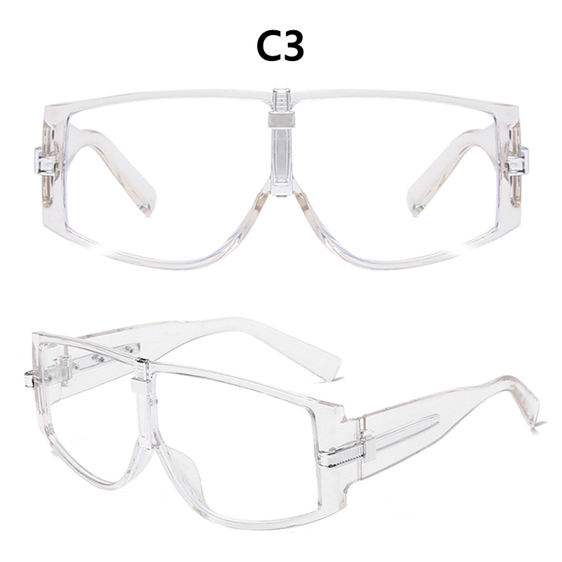 Kính mát gọng lớn chống gió thời trang retro Âu Mỹ dành cho nam và nữ