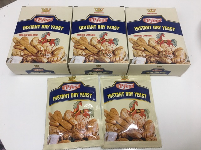 Men nở làm bánh mì, men khô instant dry yeast