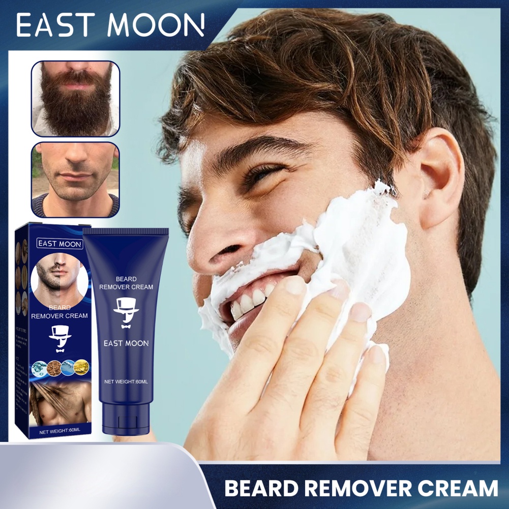 East Moon 60Ml Nam Kem Tẩy Lông Vĩnh Viễn Dành Cho Nam Dụng Cụ Cạo Râu Dành Cho Nam Chăm Sóc Cơ Thể Prettyhat