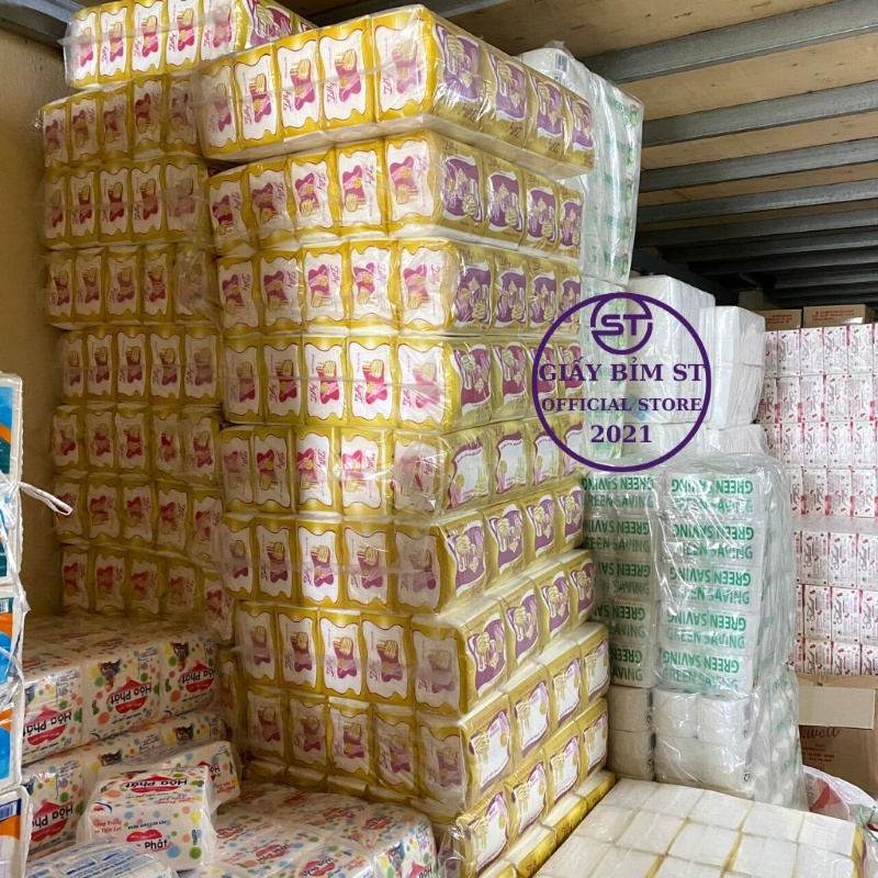 Khăn giấy ăn rút vuông Zelly 100 tờ/gói khổ to 33 x 33cm