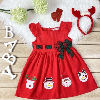Đầm NOEL cho bé yêu chỉ size cho bé 15 kg trở lại