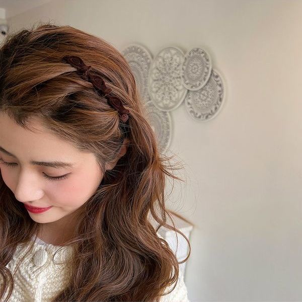 Kẹp tóc bện đơn giản thời trang Hàn Quốc cho nữ