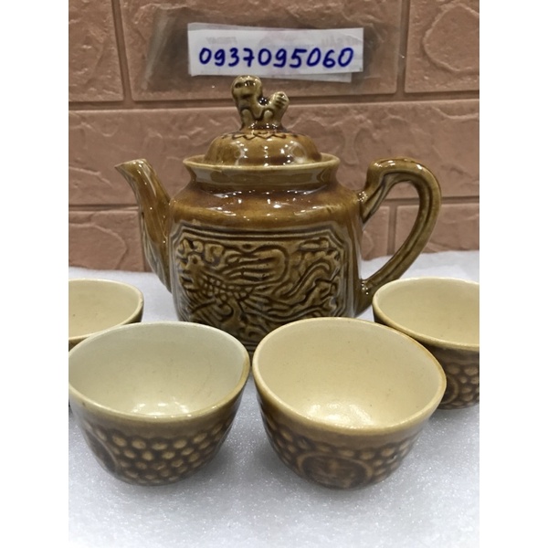 Bộ bình trà kiểu xưa