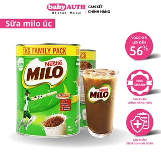Sữa Milo ÚC NESTLE hộp 1kg / HÀNG CHÍNH HÃNG / Hỗ trợ phát triển chiều cao (Date mới 2023)