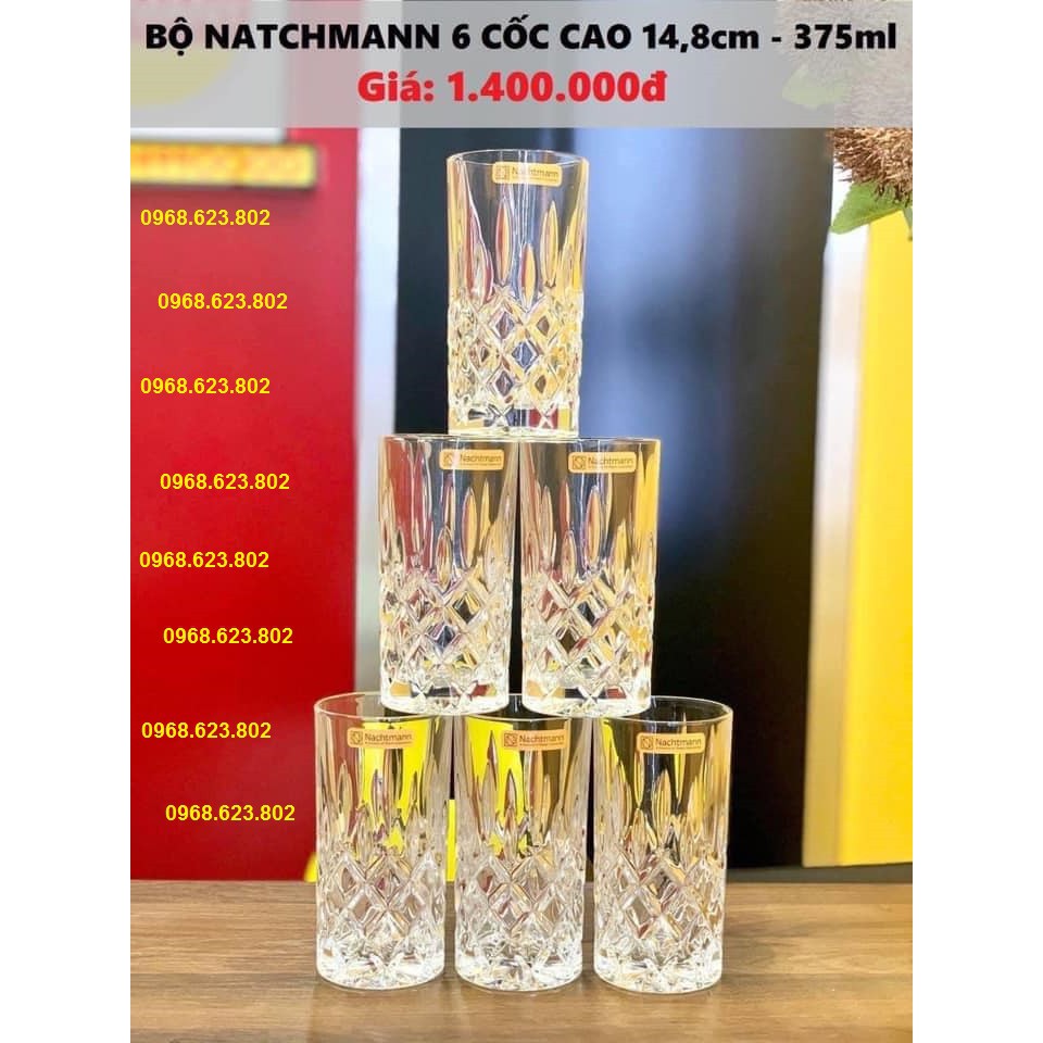 SET 6 CỐC PHALE NACHTMANN 375ML MADE IN GERMANY