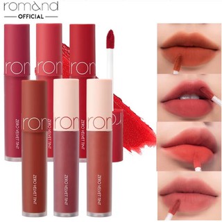 [Màu 12-17] Son Kem Lì, Lên Màu Siêu Chuẩn Romand New Zero Velvet Tint 5.5g [SHELL BEACH NUDE COLLECTION]