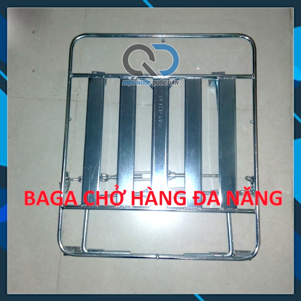 Giá chở hàng đa năng 50cm x 60cm cho tất cả các loại xe - ống tròn có móc