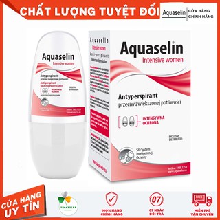 [Chính Hãng] Lăn Khử Mùi Aquaselin Intensive Women 50ML - Lăn Nách Dành Cho Nữ Ra Nhiều Mồ Hôi, Hoặc Hôi Nách Nặng