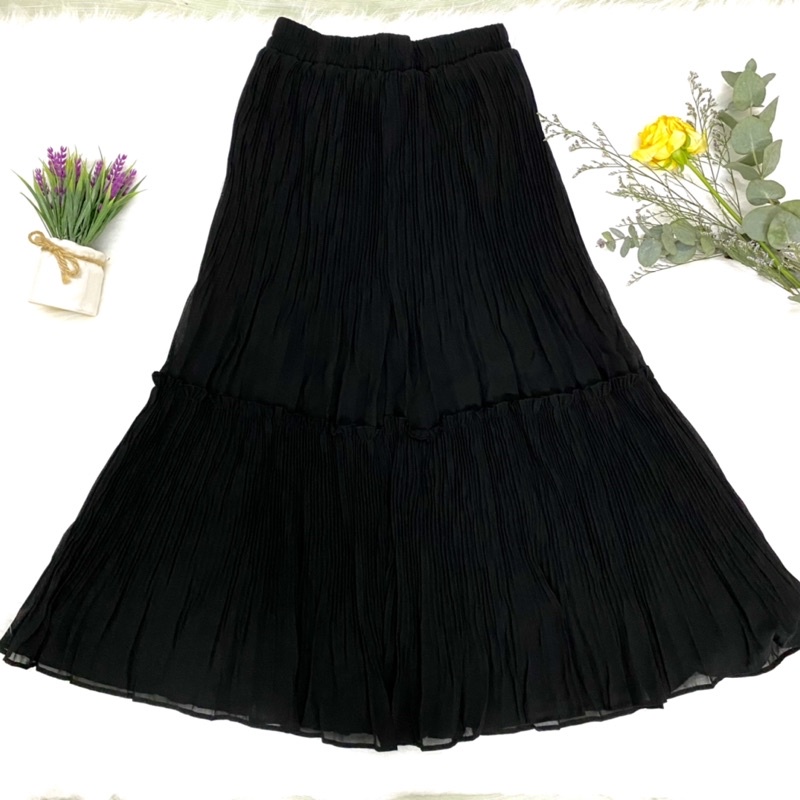 Chân váy dài hoa nhí lưng cao, chân váy công sở thời trang nữ dịu dàng [Quảng Châu cao cấp] | BigBuy360 - bigbuy360.vn