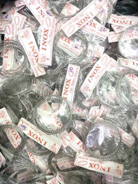 [ĐỦ SIZE]_Combo 5 bộ vòng simen inox 35 chiếc không đen không ngứa