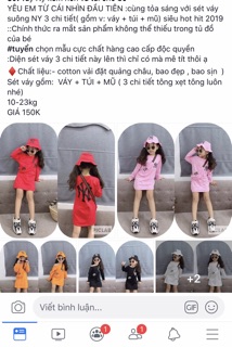 Sét váy Ny cộc tay kèm túi