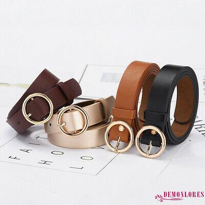 Thắt lưng da mềm màu trơn thiết kế cổ điển sành điệu cho phái nữ