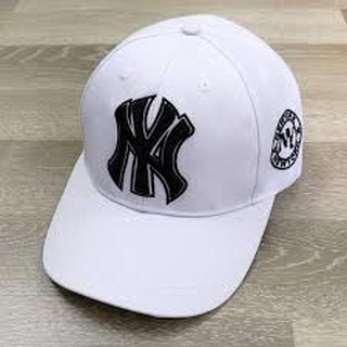 Mũ new york trắng