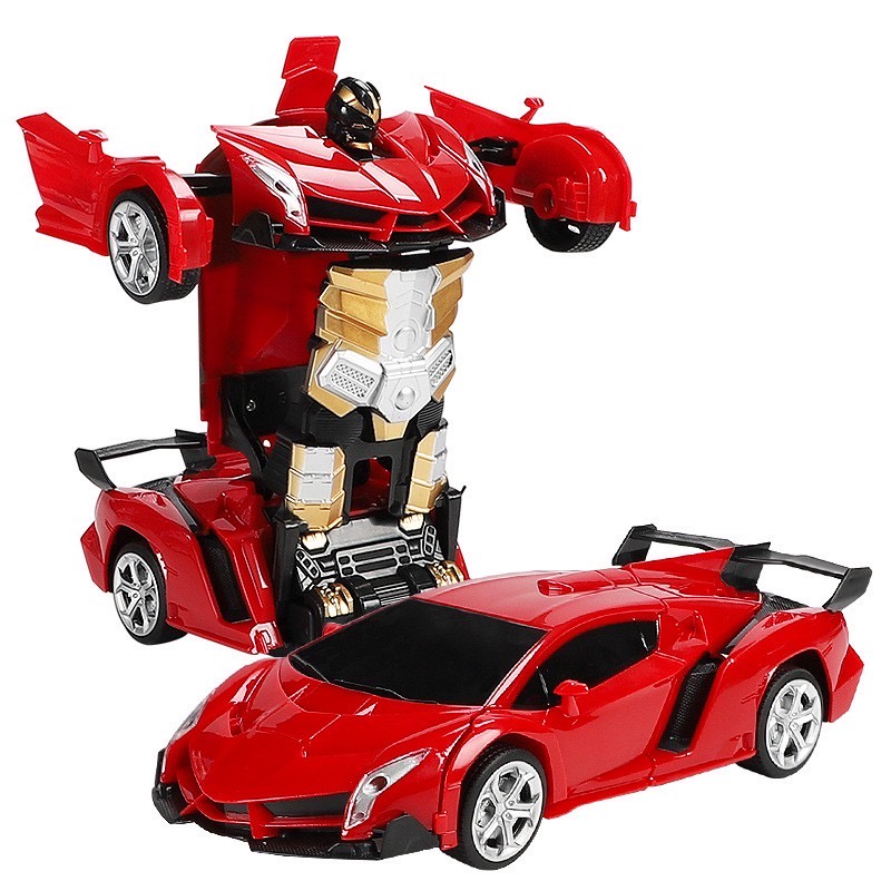 Xe điều khiển từ xa hình dáng xe đua biến hình Robot cực ngầu, Xe đua tốc độ nhanh cực bền GINTARO SHOP