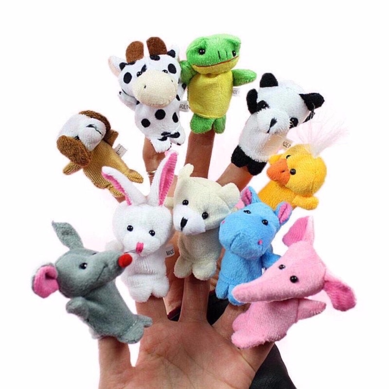 BỘ 10 CON RỐI XỎ NGÓN TAY CHO BÉ