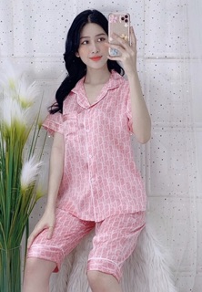 Bộ lửng lụa, bộ lụa dài satin có size từ 40-75kg