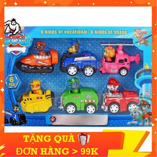 Đồ Chơi Chó Cứu Hộ Cao Cấp Gồm 6 Nhân Vật, Chạy Đà Cót, Mô Phỏng Các Con Vật Trong Phim Hoạt Hình - SUMOSHOP68