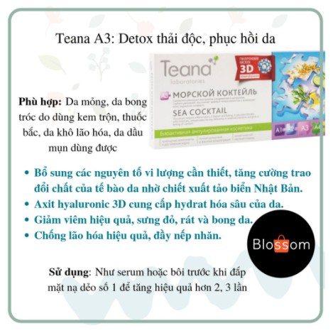 Serum Teana A1 / A3 cho da yếu mỏng, giãn nổi mao mạch dưới da