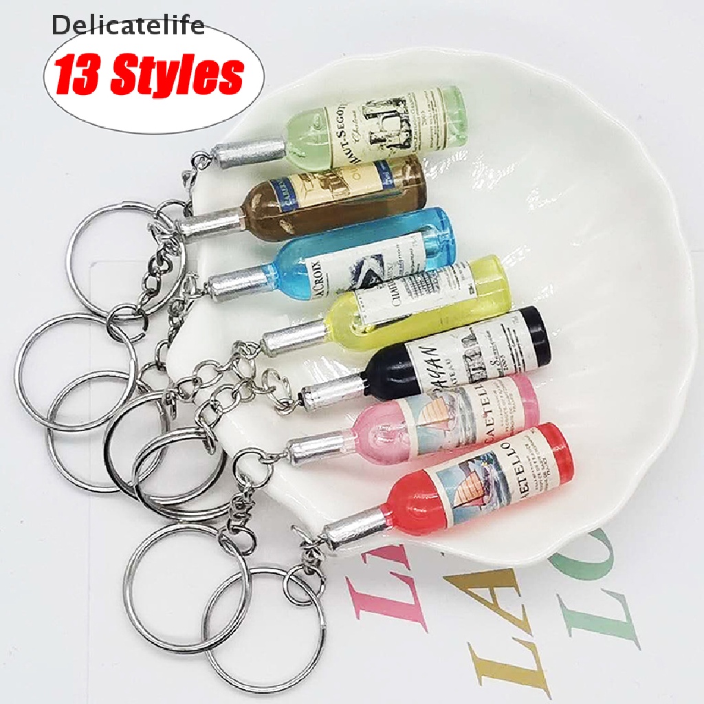 Móc khóa hình chai bia bằng acrylic độc đáo