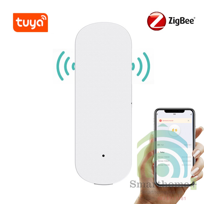 Cảm Biến Rung Phá Kính Không Dây Zigbee Tuya SHP-ZPD1