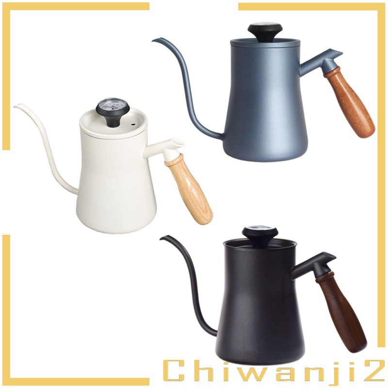 Ấm Đun Nước Cổ Ngỗng Bằng Thép Không Gỉ Chiwanji2 550ml