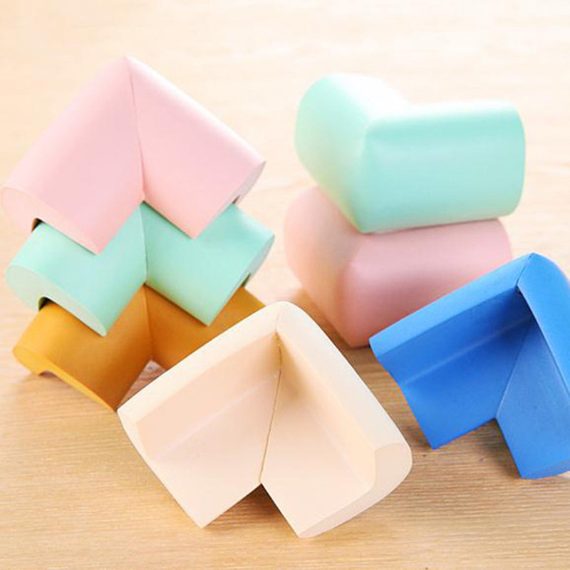 Set 2 bọc góc bàn bảo vệ an toàn cho bé đơn giản nhiều màu sắc