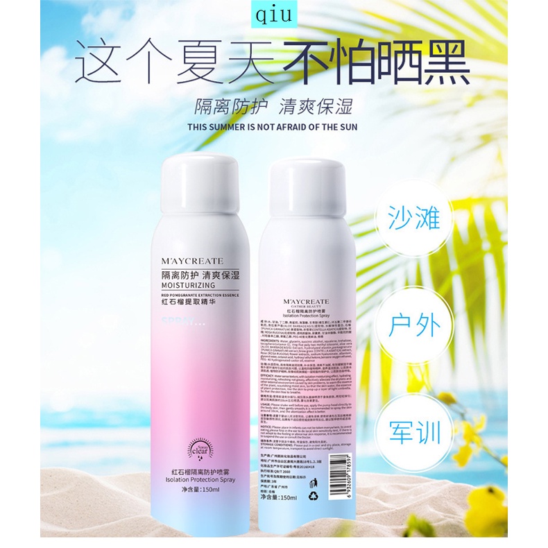 Chai xịt chống nắng bảo vệ cổ tiện dụng | BigBuy360 - bigbuy360.vn