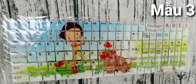 Sticker dán bàn phím PC, Laptop hàng loại 1