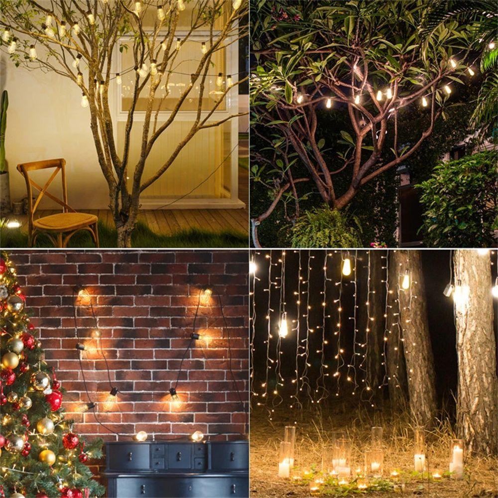 Dây Đèn Led Sử Dụng Năng Lượng Mặt Trời Chống Thấm Nước Phong Cách Retro