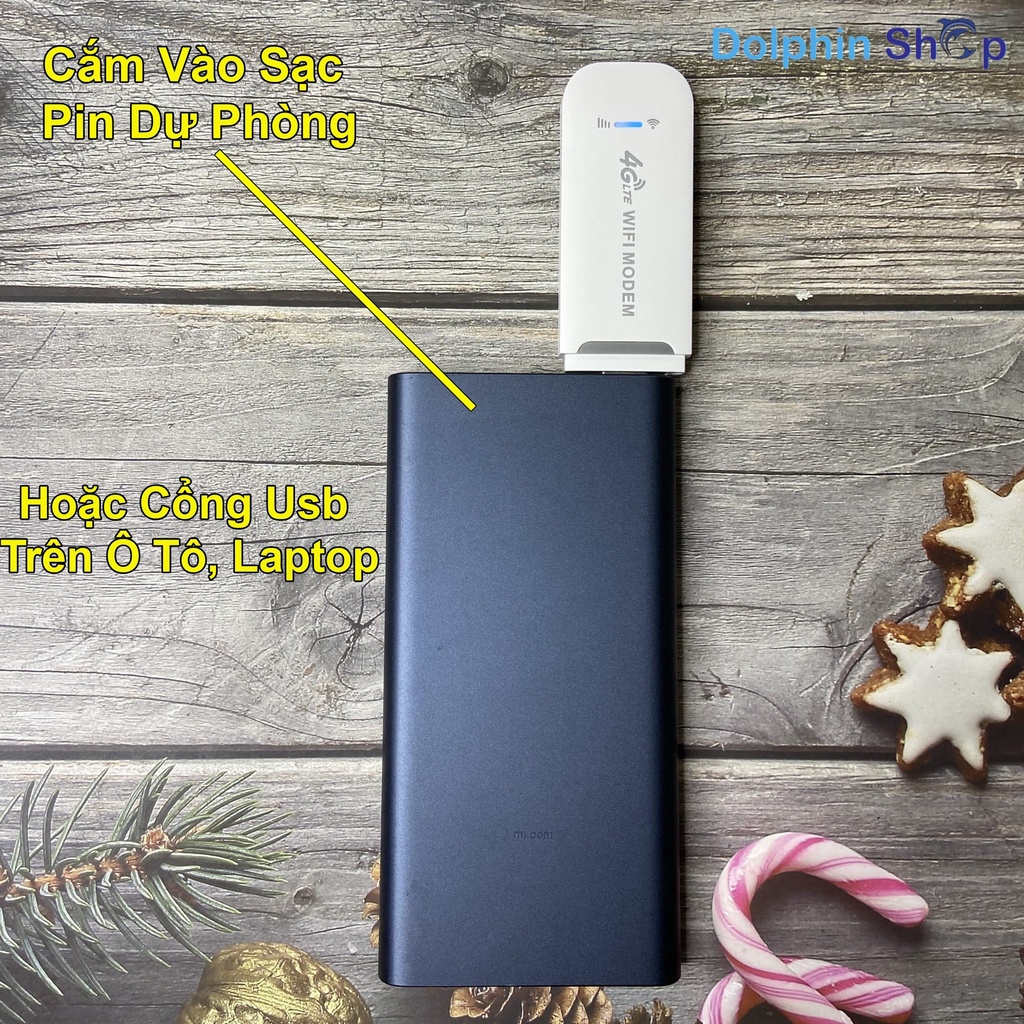 Usb Wifi 4g Dongle Phát Wifi Từ Sim 3g/ 4g Dùng Được Đa Mạng