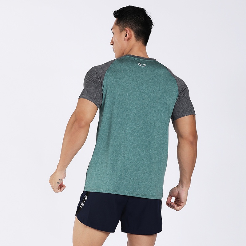 Áo thun thể thao nam tay ngắn thoáng khí nhanh khô chơi bóng rổ và tập luyện