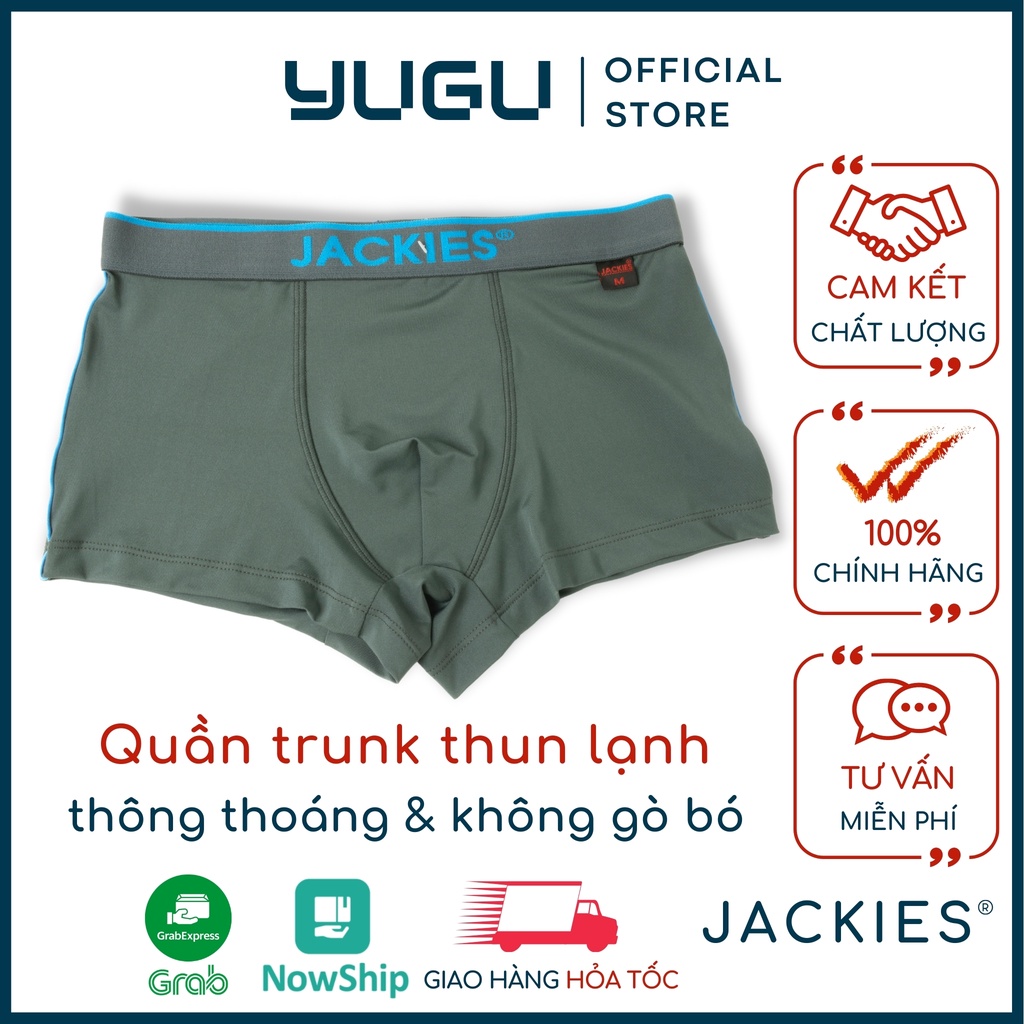 Quần lót nam cao cấp JACKIES H07 - YUGU - Quần sịp nam thun lạnh, boxer thông thoáng, co dãn