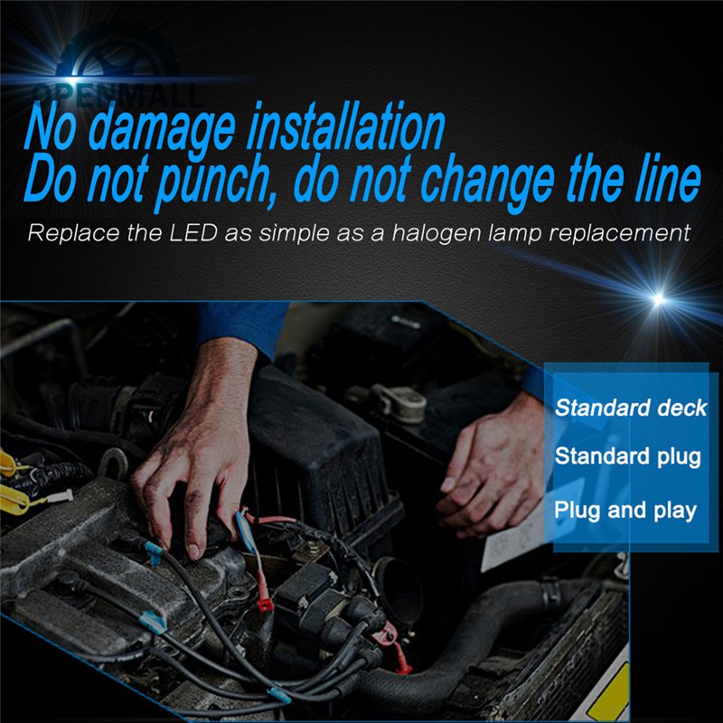 Set 2 đèn LED sương mù 9005 / 9006 / H7 / H11 / H4 72W chuyên dụng cho xe hơi